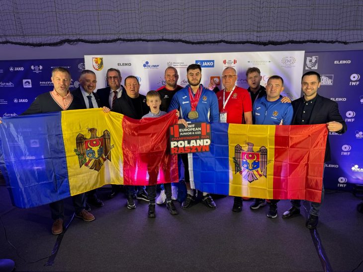 16 medalii pentru Moldova la Campionatul European de haltere. Vezi campionii: