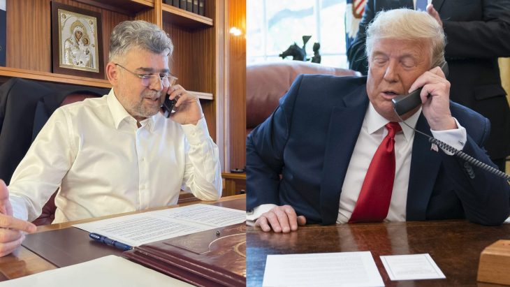 Discuție telefonică între Marcel Ciolacu și Donald Trump despre consolidarea relațiilor româno-americane.