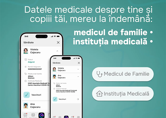 Cetățenii vor putea consulta datele medicale prin intermediul aplicației EVO