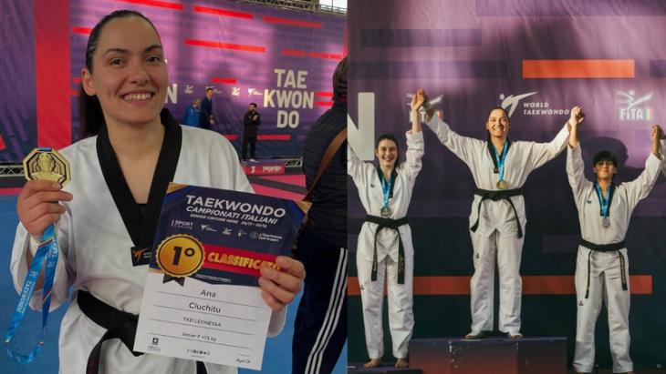 Moldoveanca Ana Chiuchitu a devenit campioana națională a Italiei la taekwondo